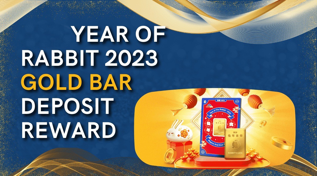 Year of Rabbit 2023 Gold Bar Deposit Reward