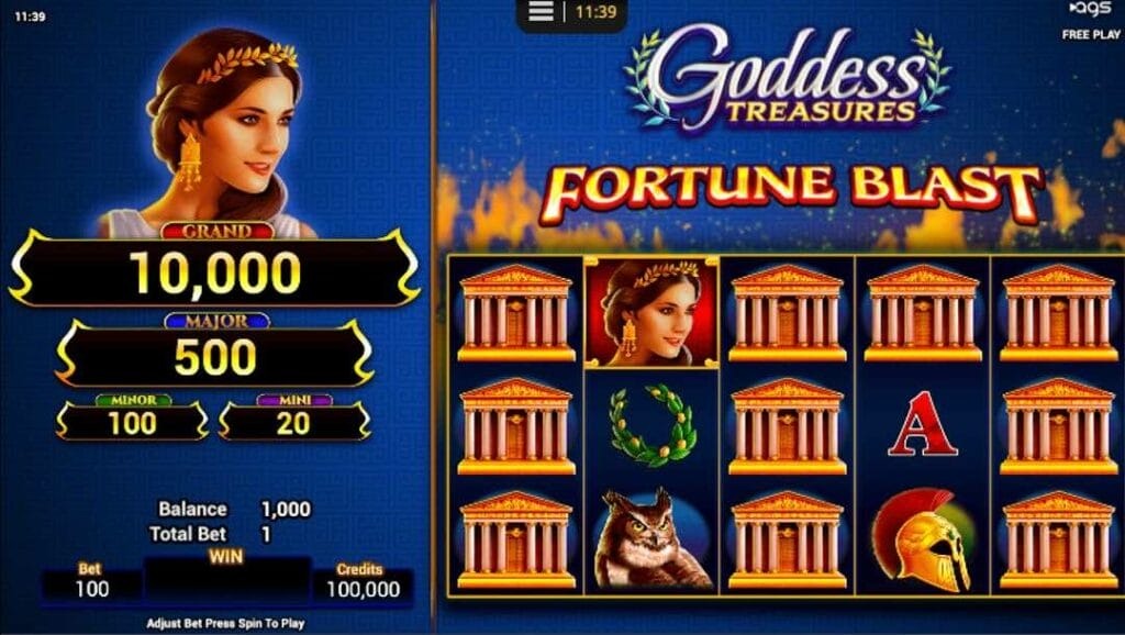 Goddess Treasures Casino Game Review